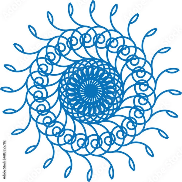 Obraz  beautiful mandala with vector design