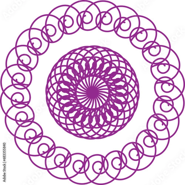 Obraz  beautiful mandala with vector design