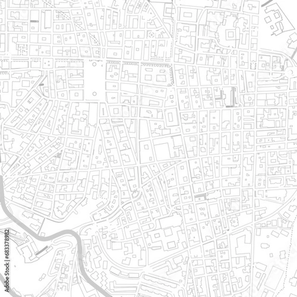 Fototapeta Street map of town background in gray.  Street map of town for your web site design, logo, app, UI. Concept.  EPS10.