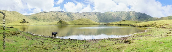 Obraz Vulkan Krater Corvo