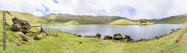 Obraz Vulkan Krater Corvo