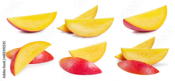 Obraz Collection mango fruit slices