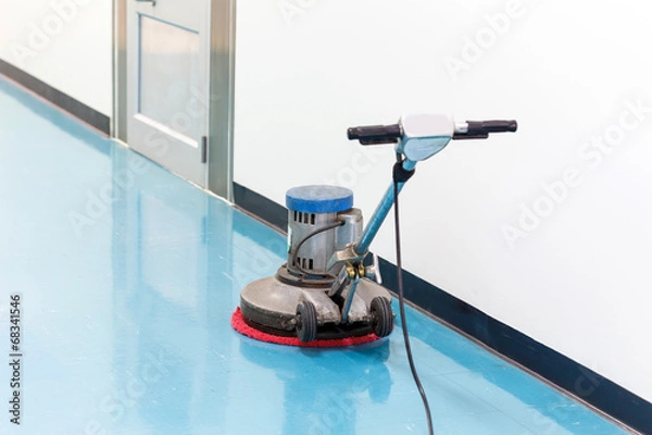 Obraz clean floor machine
