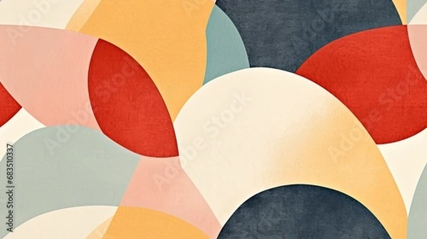 Obraz Colorful graphic seamless pattern