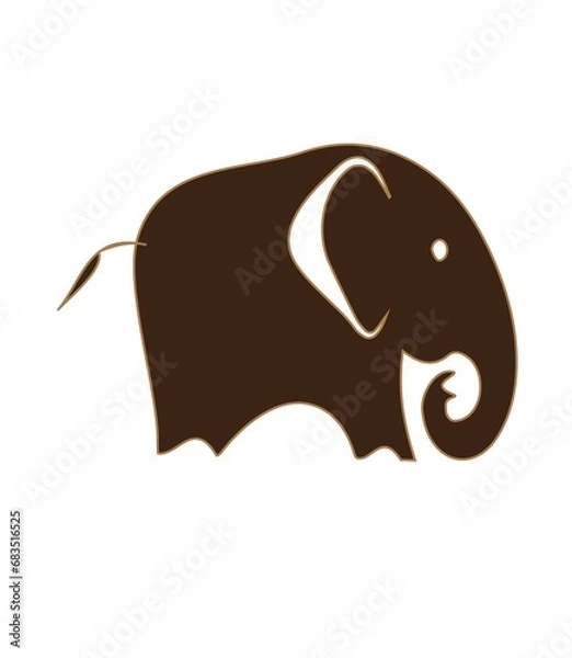 Obraz illustration of an elephant