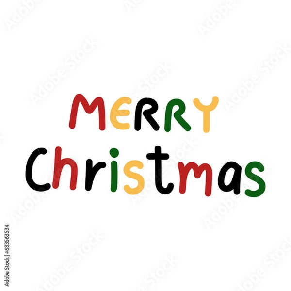 Obraz Christmas text