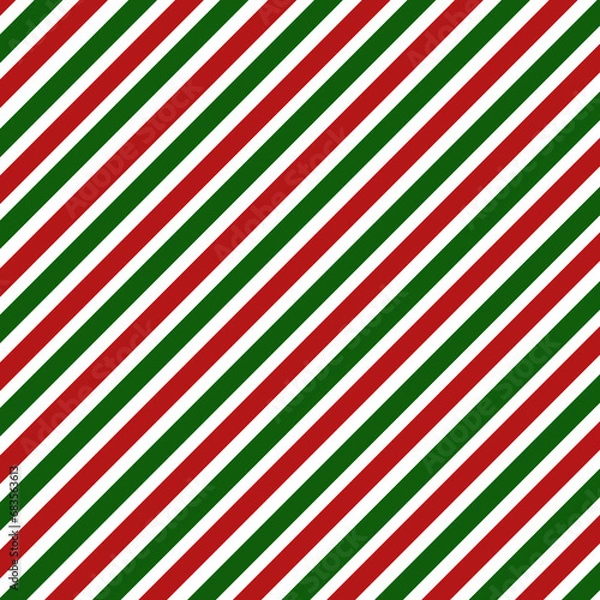 Obraz Christmas background with stripes