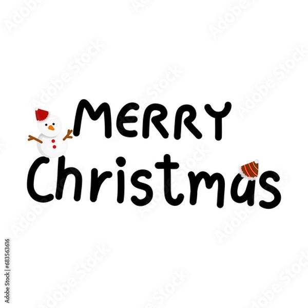 Obraz Christmas text