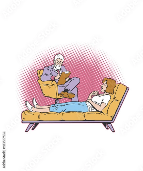 Fototapeta Psychologist doctor consultation