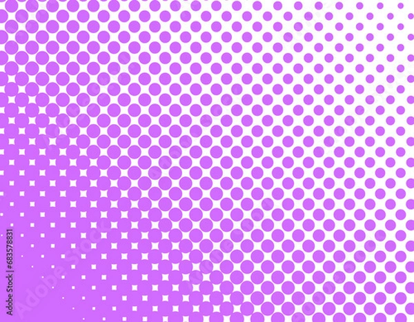Fototapeta ハーフトーン背景素材/紫