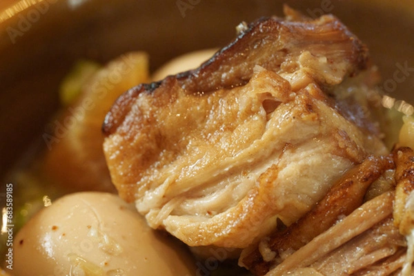 Fototapeta 豚　角煮　日本料理