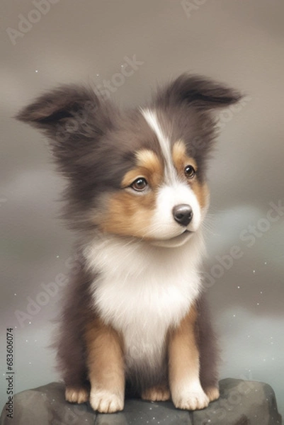 Fototapeta 강아지 