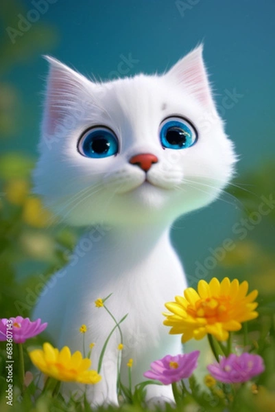 Fototapeta 고양이