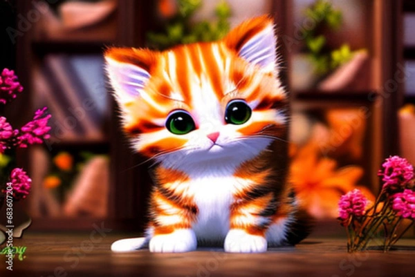 Fototapeta 고양이