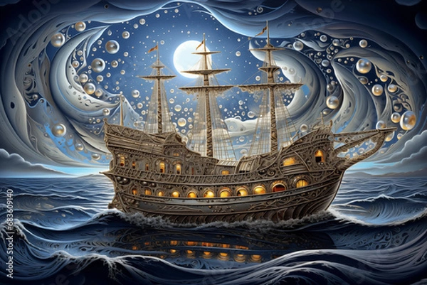 Obraz Boat on the Ocean