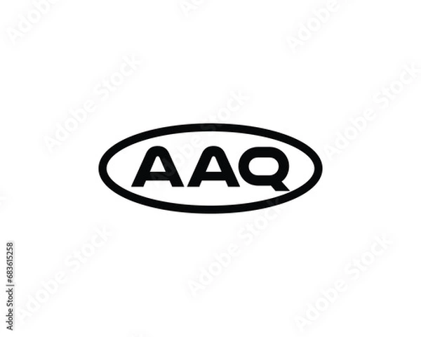 Fototapeta AAQ logo design vector template