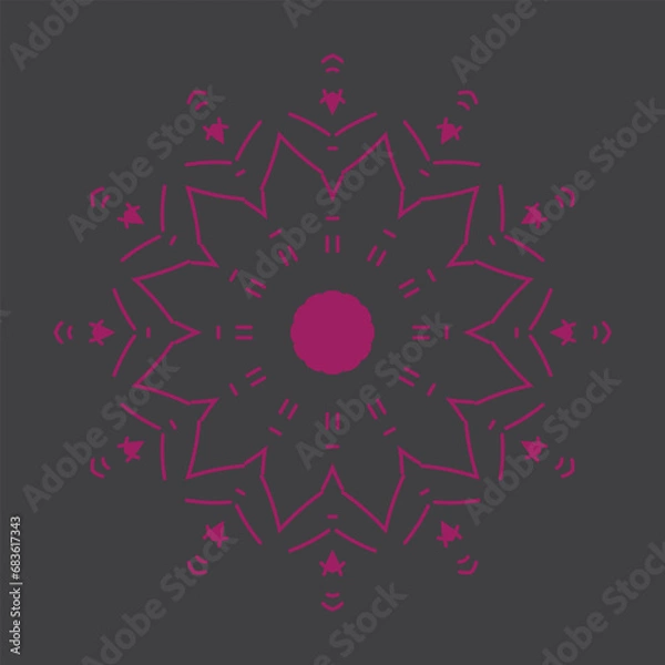 Obraz  Beautiful Mandala with vector design