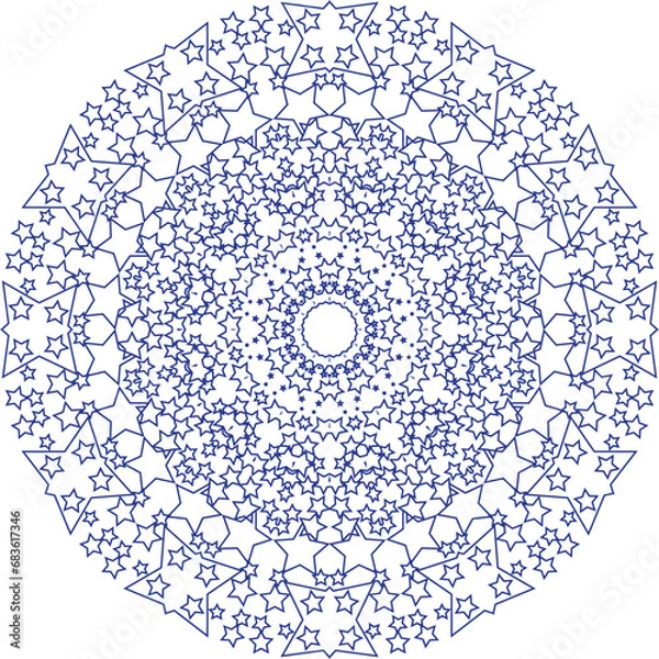 Obraz  Beautiful Mandala with vector design