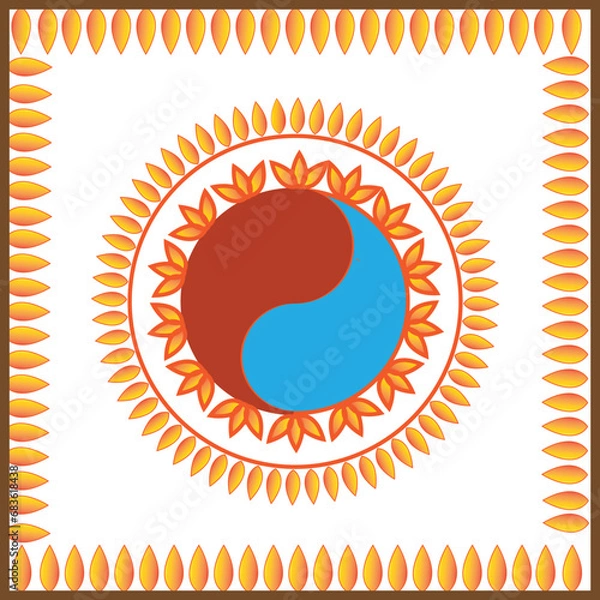 Fototapeta sun and clouds