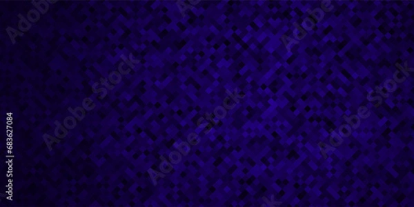 Fototapeta geometric pixel pattern dark purple background