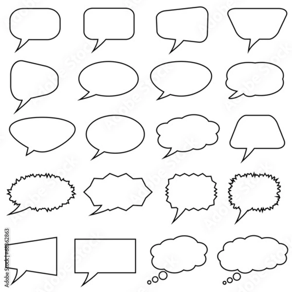 Fototapeta Dymki puste