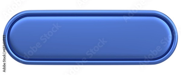 Fototapeta 3D button. Empty button. 3D illustration.