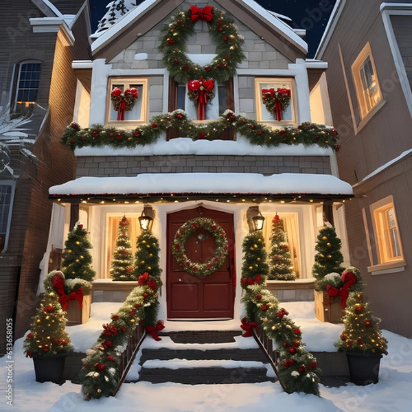 Obraz thai temple door,ai generated