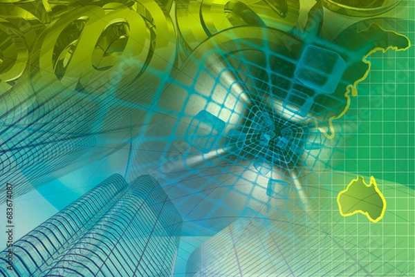 Fototapeta Computer background