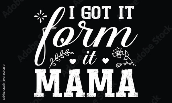 Obraz Mother's Day T-shirt Design Vector 