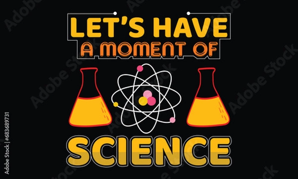 Obraz Science T-shirt Design Vector