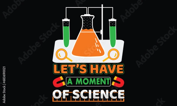 Obraz Science T-shirt Design Vector
