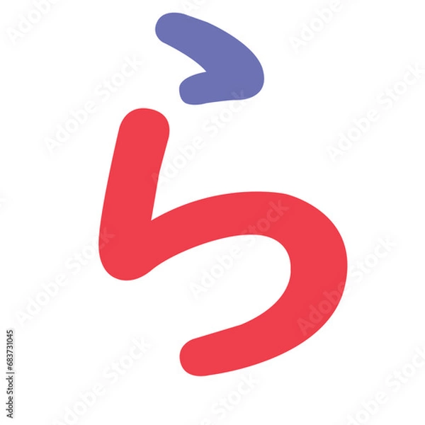 Obraz Hiragana ra