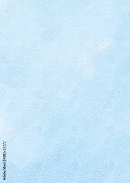 Obraz 青色のぼかしのある水彩テクスチャ