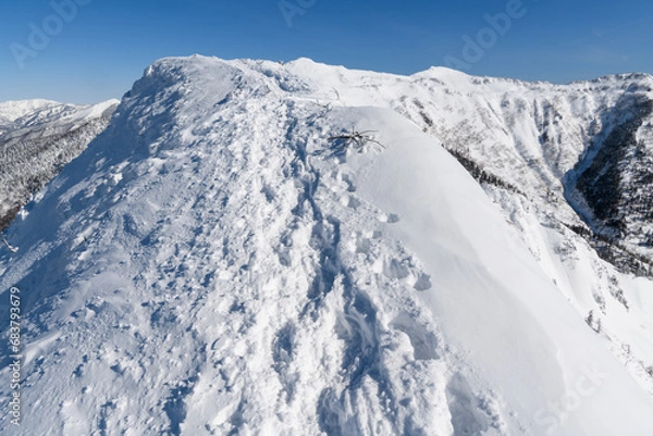 Obraz 冬の剣ヶ峰山山頂