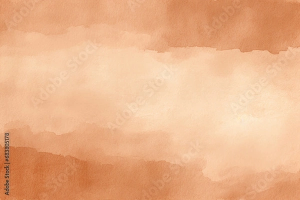 Fototapeta watercolor background_brown. -Generative AI-