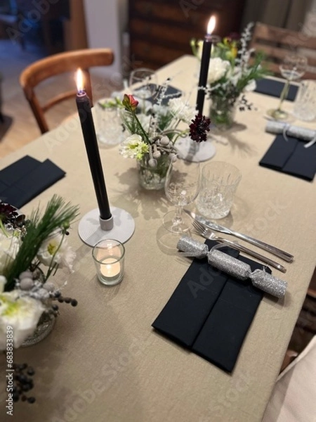 Fototapeta wedding table setting