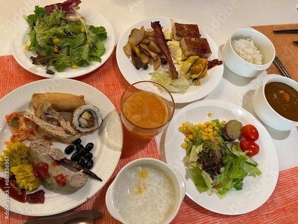 Obraz 台湾式の朝食
