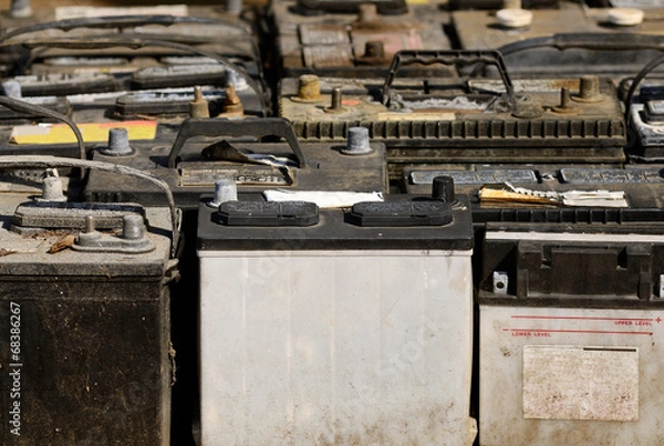 Obraz Stare baterie