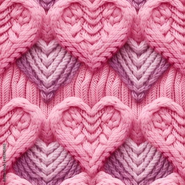 Fototapeta pink wool texture