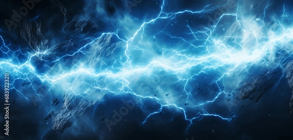 Obraz lightning in the night