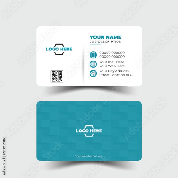 Obraz Vector modern and creative business card template