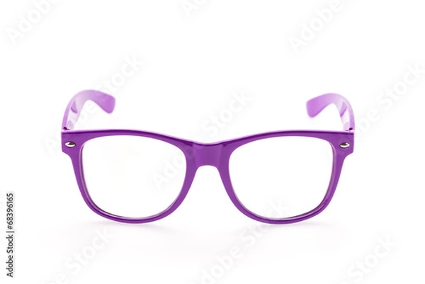 Fototapeta Colorful Eyeglasses isolated on white