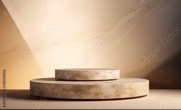 Fototapeta empty podium for product presentation
