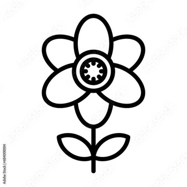 Obraz Arctic poppy Icon