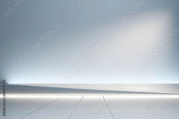 Obraz Exploring the Dimensions: An Abstract Journey of Light & Space Generative AI