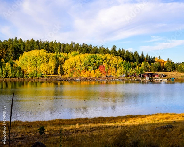 Obraz Fall at Big Lake, Arizona. 