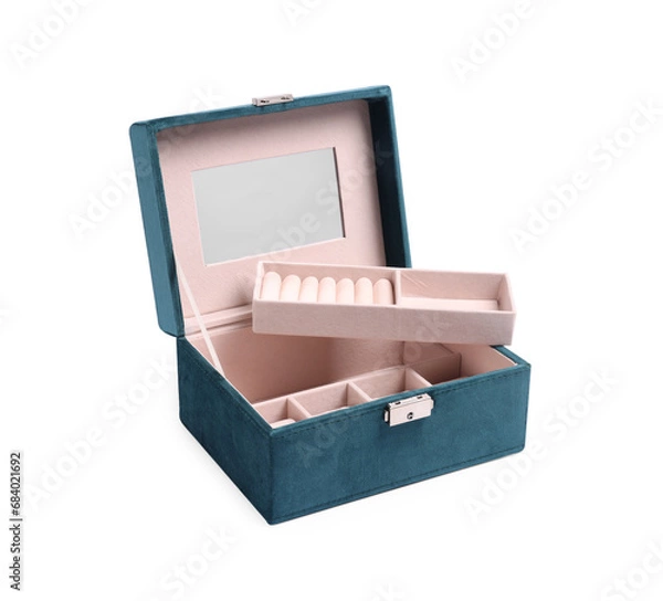 Obraz One empty jewelry box isolated on white