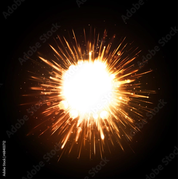 Fototapeta Potężna eksplozja