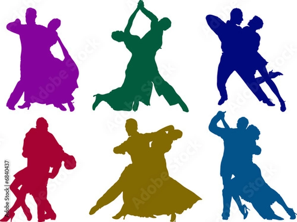 Fototapeta tango couples