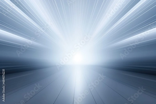 Fototapeta Light interior wall for presentation abstract gray blue background with beautiful rays of illumination high resolution technology